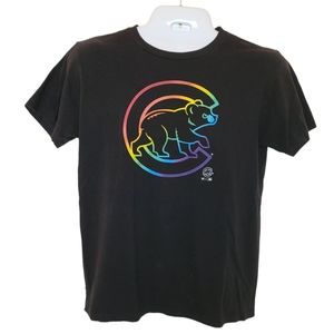 Chicago Cubs pride/rainbow tee